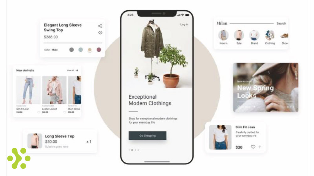 اپلیکیشن برای فروشگاه آنلاین